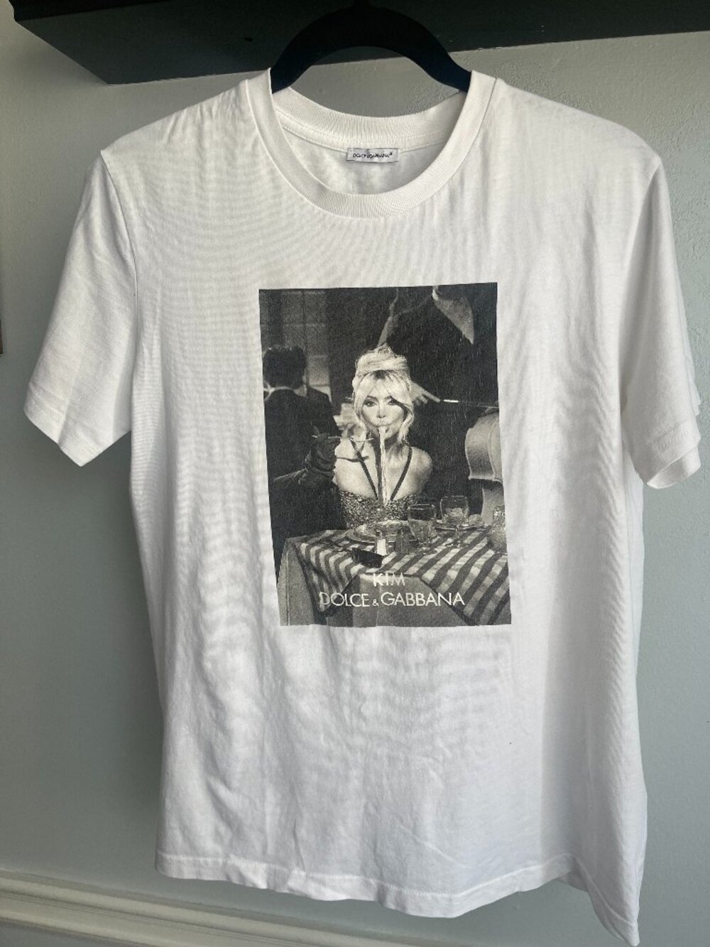 KIM + DOLCE & GABBANNA MONROE STYLE T SHIRT AS IS